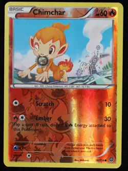 Pokemon TCG - Steam Siege - Chimchar - 18/114 - Common - Reverse Holo LP/NM - Image 1