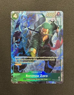 One Piece CCG Roronoa Zoro Alt Art PRB02-006 R the Best Vol.2 English Edition - Image 1