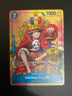MONKEY.D.LUFFY (2ND ANNIVERSARY STAMPED PROMO) P-043 LP Read Description - Image 1
