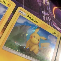 Pokemon TCG Pikachu SM183 Black Star Promo Holo Card SWIRLS - Lot of 3 - Image 4