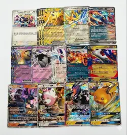 Lot of 64 Jumbo Pokemon Cards - V Vstar Gx Ex XY Mid Era Suicune Mewtwo Pikachu - Image 2