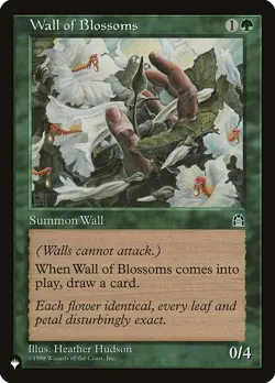 Wall of Blossoms - Non-Foil - The List - STH-125 | MTG Card - Image 1