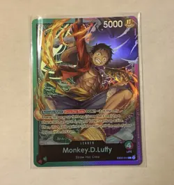 Monkey D Luffy EB02-010 Leader Sound Loader Promo One Piece Card English - Image 1