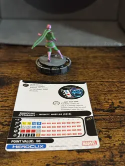 Marvel HeroClix Avengers Forever Ms. Kang #061 Figure and Card - Image 2