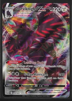 Pokemon Card Corviknight VMAX 110/163 Battle Styles Near Mint - Image 1