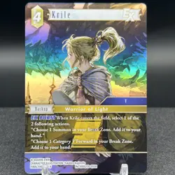 Krile Re-095C/18-055R Foil Final Fantasy Card - Image 1