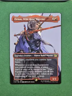 MTG Firion, Wild Rose Warrior (Borderless) Non-foil Final Fantasy - Image 3