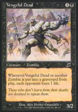 Vengeful Dead - Light Play MTG Scourge - Image 1