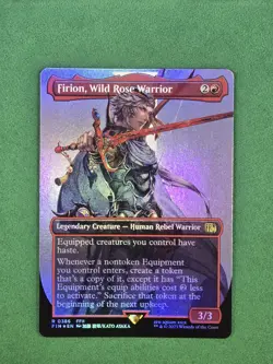 MTG Firion, Wild Rose Warrior (Borderless) FOIL Final Fantasy - Image 3