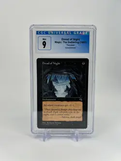 Dread of Night (CGC MINT 9) - MTG Tempest - RareCo - Image 1