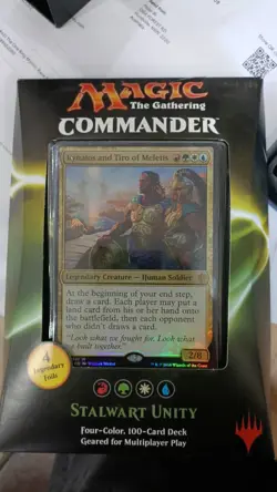 MTG Magic: The Gathering Stalwart Unity Commader 2016 Deck, English - Image 1