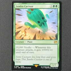 Jumbo Cactuar 0191 R MTG Final Fantasy FIN EN pack fresh  - Image 1