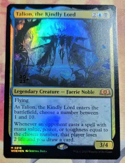 Talion, the Kindly Lord (Foil) MTG Wilds of Eldraine (WOE) (NM) - Image 1