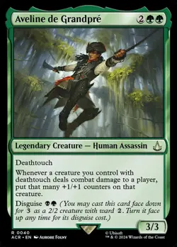 1x - Aveline de Grandpre - #40 - Universe Beyond: Assassin's Creed - NM MTG - Image 1