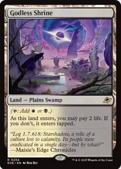 1 x Godless Shrine - Edge of Eternities - LP - MTG - Image 1