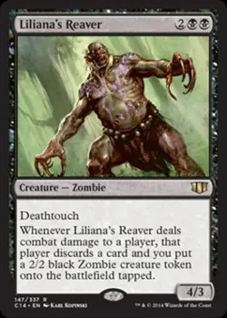 Liliana's Reaver - Light Play MTG Commander 2014 Edition - Image 1