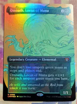 Omnath, Locus of Mana (Borderless) (Foil) MTG Commander Masters (CMM) (NM) - Image 1