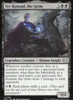 Syr Konrad, the Grim - Commander: Duskmourn: House of Horror DSC - 158 - MTG - Image 1