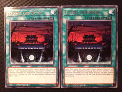 Yu-Gi-Oh! 2x Tempel der Sechs, MAGo-DE146, Rare, 1. Auflage, Deutsch, NM/GD - Image 1