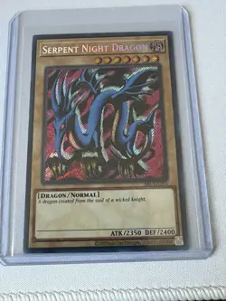 YUGIOH SERPENT NIGHT DRAGON SRL-EN103 SECRET UNLIMITED ED 2020 - Image 1
