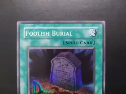 Yugioh - Foolish Burial TU02-EN004 Super Rare - Image 2
