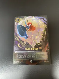 Disney Lorcana TCG Merida Touch the Sky 240/204 Wilds Unknown Enchanted - Image 1