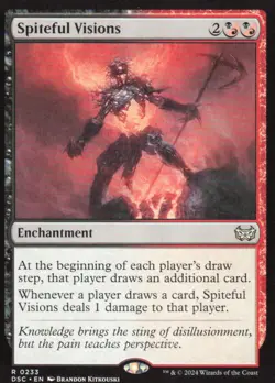Spiteful Visions - Commander: Duskmourn: House of Horror DSC - 233 - MTG Magic - Image 1
