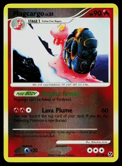 Pokemon Card Great Encounters Magcargo 45/106 Uncommon Reverse Holo - Image 1