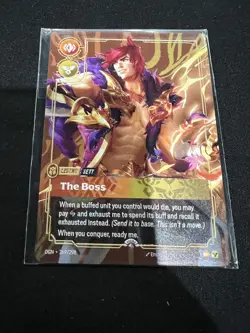 Riftbound SETT The Boss METAL Card Houston Prize Wall Exclusive Promo - Image 1