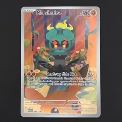 Pokemon TCG Card Marshadow 146/132 Mega Evolution Illustration Rare - NM - Image 1