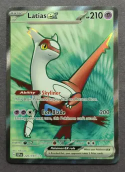 Latias ex 220/191 - Surging Sparks - Pokemon TCG - Ultra Rare Full Art Card NM - Image 5