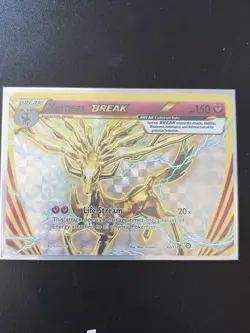 Xerneas BREAK 82/114 Steam Siege Full Art Ultra Rare Holo Pokemon Card - Image 1
