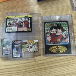 RARE VINATGE 1988 1991 1992 1993 BANDAI DRAGON BALL Z GOKOU VEGETA 6 CARD LOT - Image 1