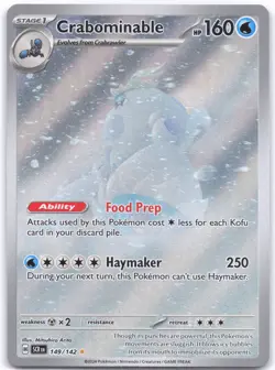 Miscellaneous Cards & Products #149/142 Crabominable - Image 1
