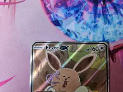NM! Eevee GX SM233 Sun & Moon Alt Art Promo Pokemon Card! - Image 2