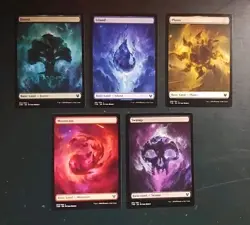 Full Art Lands - Theros Beyond Death (5 Card Set) MTG Magic Forest Island... - Image 1