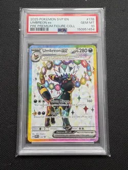 PSA 10 Umbreon EX #176 Prismatic Evolutions Premium Figure Collection Card - Image 1