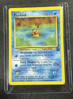 Pokemon Card - Psyduck WOTC Black Star Promo 20 - Image 5