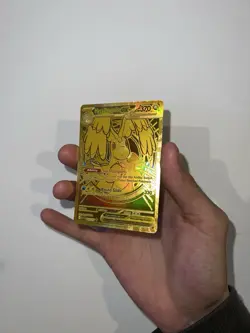 Mega Dragonite 295 Gold Pokemon Card PSA 10 CONTENDER - Image 1