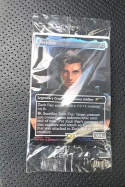 Sealed Zack Fair Magic the Gathering MTG Promo Card (FF7 Rebirth Switch 2 Bonus) - Image 1