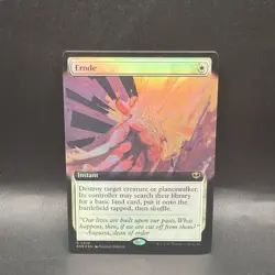 Erode (Extended Art) 310 Rare Secrets of Strixhaven Magic: The Gathering Foil - Image 1