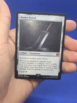 Magic the Gathering Final Fantasy Buster Sword 0255 Regular Mythic NM - Image 2