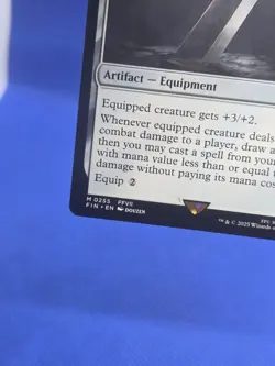 Magic the Gathering Final Fantasy Buster Sword 0255 Regular Mythic NM - Image 5