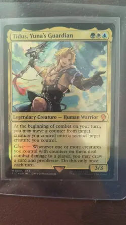 Yuna Grand Summoner & Tidus Final Fantasy Foil Holo Magic Lot 0008 0005 FFX MTG - Image 2