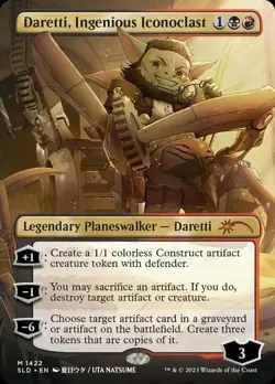 MTG Daretti, Ingenious Iconoclast - Rainbow Foil, Secret Lair Drop Series, Light - Image 1