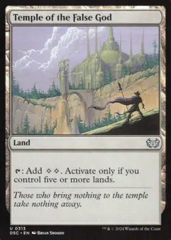 Temple of the False God - Commander: Duskmourn: House of Horror DSC - 313 - MTG - Image 1
