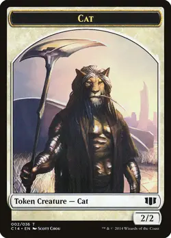 MTG Angel // Cat ** Commander 2014 Tokens ** English - Image 2
