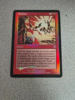 Vintage Magic the Gathering Radiate Foil Torment Rare - Image 3