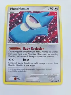 Pokemon Munchlax Platinum Rising Rivals 69/111 LP - Image 1