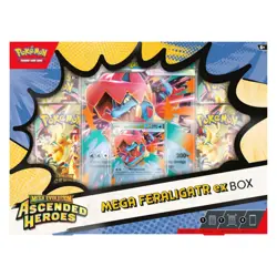 Pokemon Mega Feraligatr ex Box Ascended Heroes Sealed - Image 1